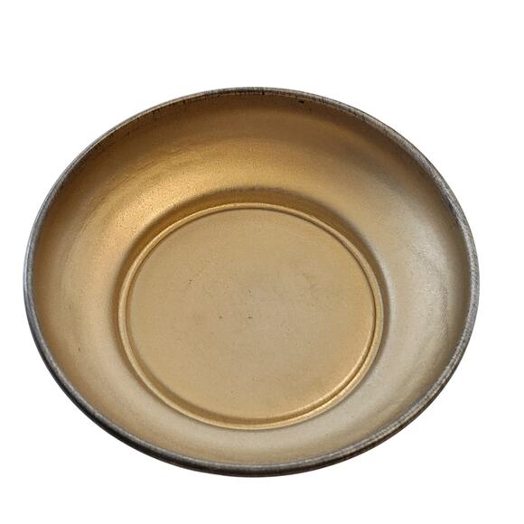 Vintage Prague Musical Powder Box Silver Tone Floral Lid 6" Plays Blue Danube - Picture 6 of 16